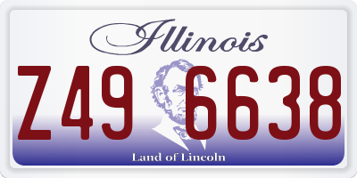 IL license plate Z496638