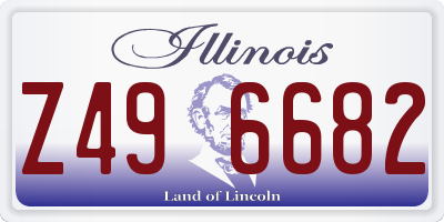 IL license plate Z496682