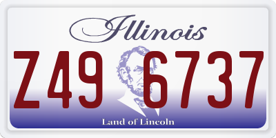 IL license plate Z496737