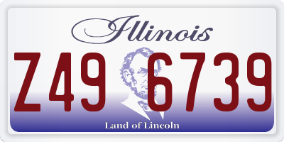 IL license plate Z496739