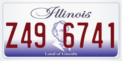 IL license plate Z496741