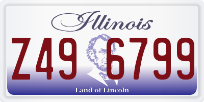 IL license plate Z496799