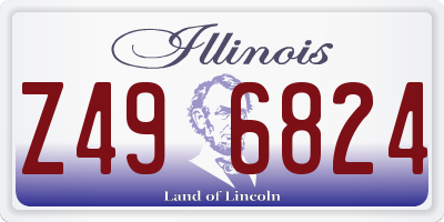 IL license plate Z496824