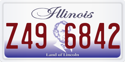 IL license plate Z496842
