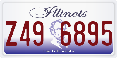 IL license plate Z496895