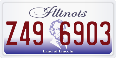IL license plate Z496903