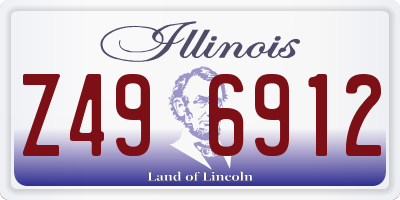 IL license plate Z496912