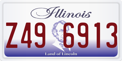 IL license plate Z496913