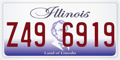IL license plate Z496919