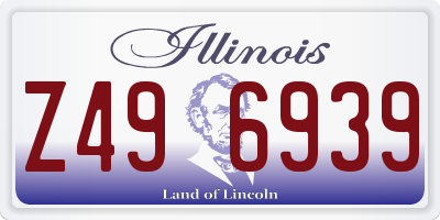 IL license plate Z496939