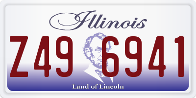 IL license plate Z496941