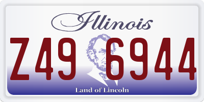 IL license plate Z496944