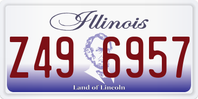 IL license plate Z496957
