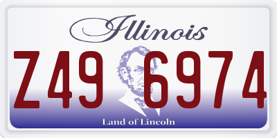 IL license plate Z496974