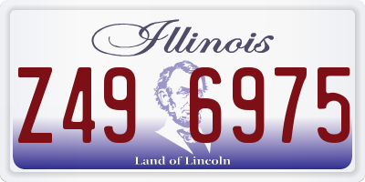 IL license plate Z496975