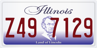 IL license plate Z497129