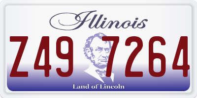 IL license plate Z497264
