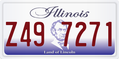 IL license plate Z497271
