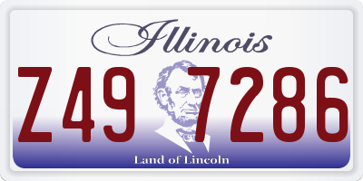 IL license plate Z497286