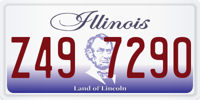 IL license plate Z497290