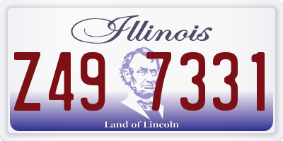 IL license plate Z497331