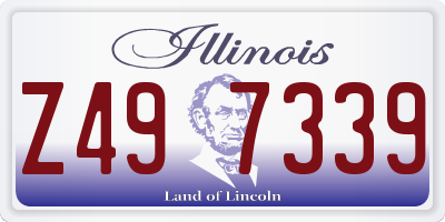 IL license plate Z497339
