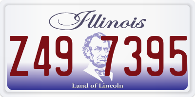 IL license plate Z497395