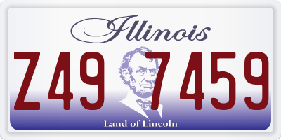 IL license plate Z497459