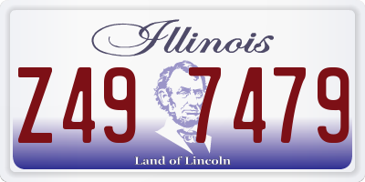 IL license plate Z497479