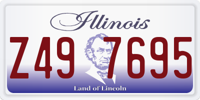 IL license plate Z497695