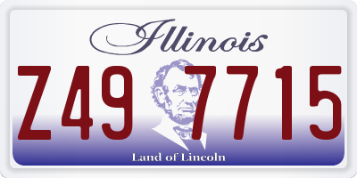 IL license plate Z497715