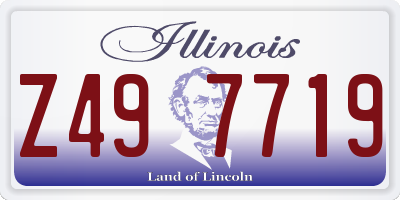IL license plate Z497719