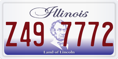 IL license plate Z497772