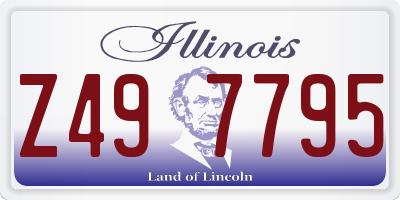 IL license plate Z497795