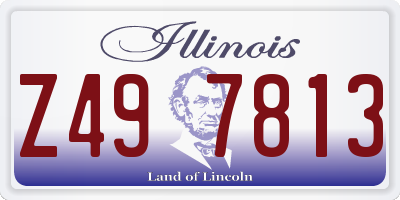 IL license plate Z497813
