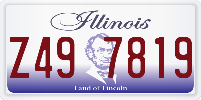 IL license plate Z497819