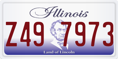 IL license plate Z497973