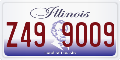 IL license plate Z499009