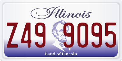 IL license plate Z499095