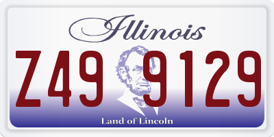 IL license plate Z499129