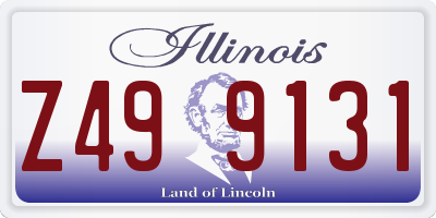 IL license plate Z499131