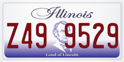 IL license plate Z499529