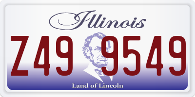 IL license plate Z499549
