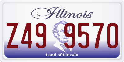 IL license plate Z499570
