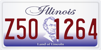 IL license plate Z501264
