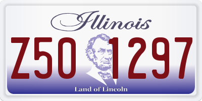 IL license plate Z501297