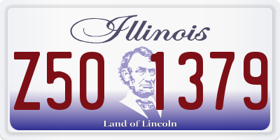 IL license plate Z501379