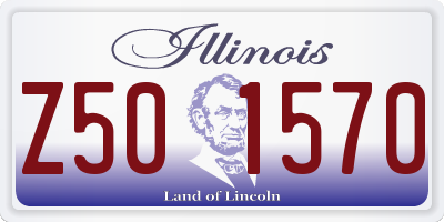 IL license plate Z501570