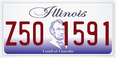 IL license plate Z501591