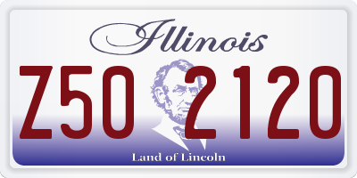 IL license plate Z502120